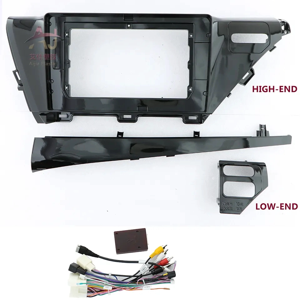 10.1 inch Car Radio DVD Navigation Fascia Panel for Toyota 2018-2019 Camry Car Harness Canbus