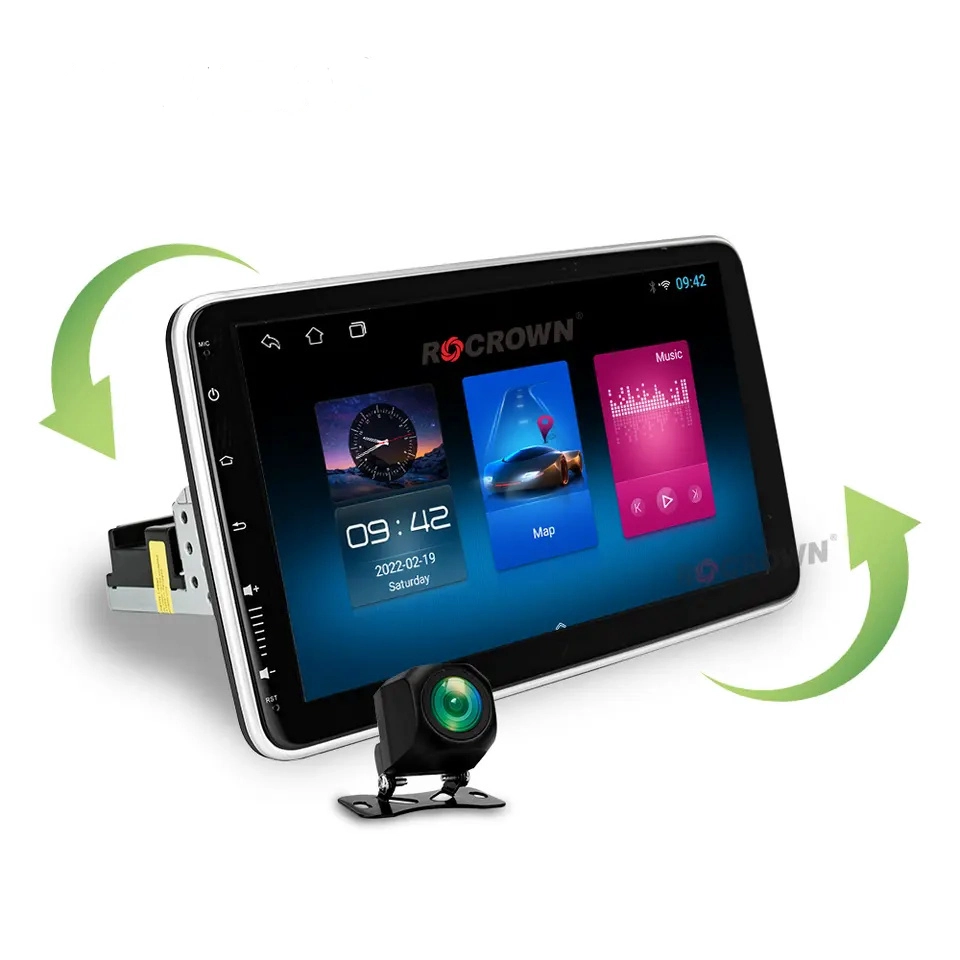 10.1Inch android car stereo with automatic rotating car player touch screen With Car Play GPS Navigation car radio