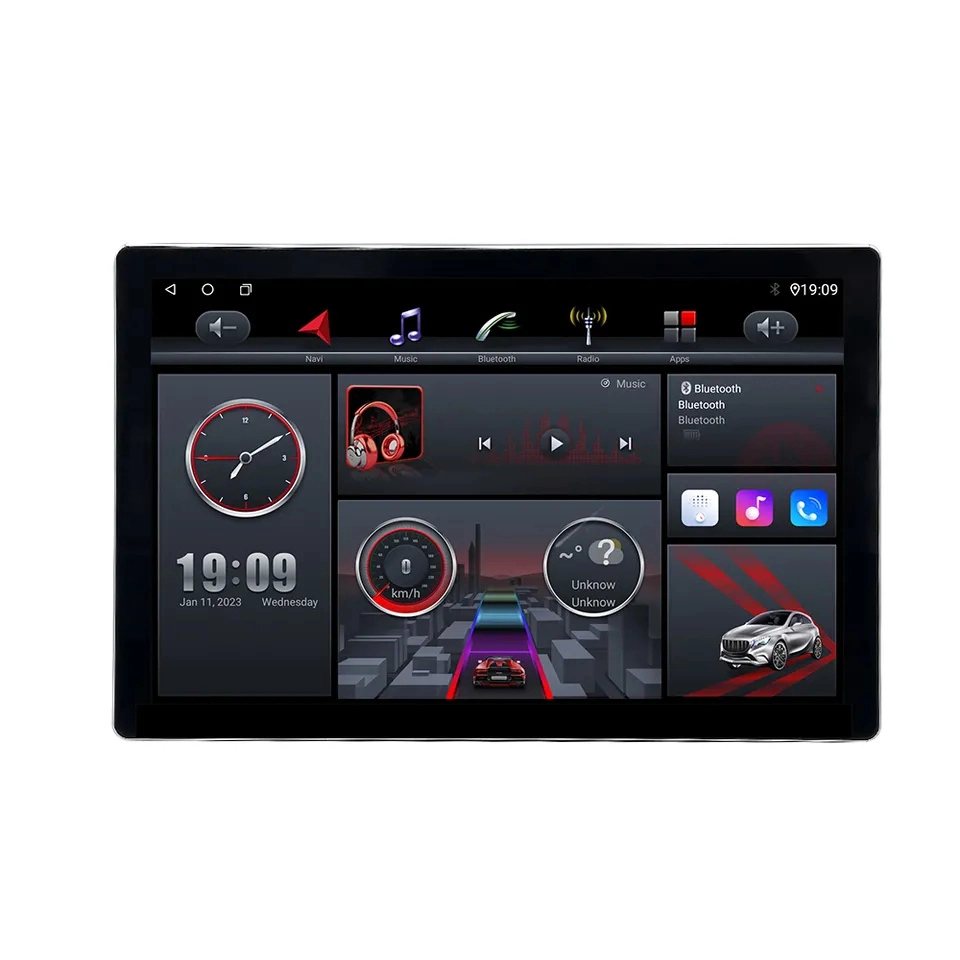 13inch Rotating shaking head Android car DVD Navigation Car Radio