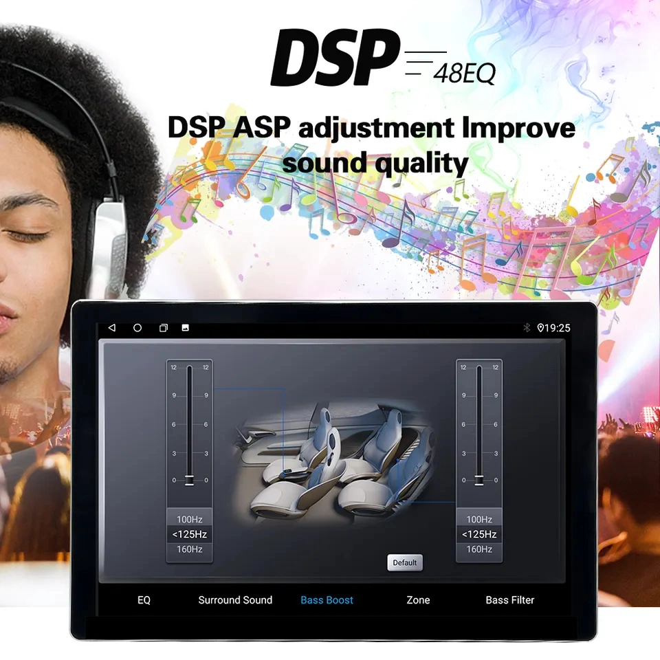 13inch Rotating shaking head Android car DVD Navigation Car Radio