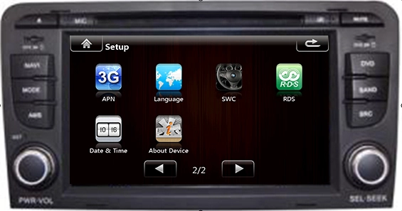 Car DVD for AUDI A3 S3 RS3 ST-7461