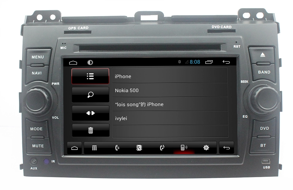 Android7.1 Car DVD Toyota Prado 120(ST-7195C)