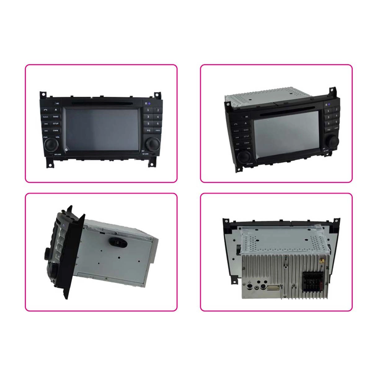 Android 7.1 Quad Core 1024*600 Car DVD player GPS Navigation stere for Mercedes Benz C Series W203