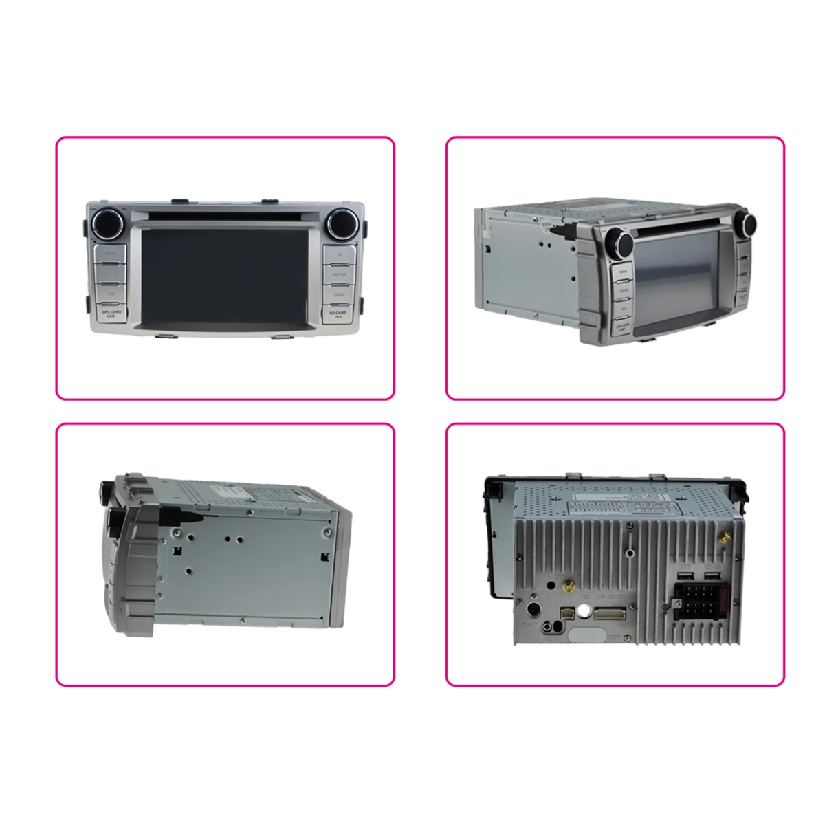 Android 7.1 Quad Core 1024*600 Car DVD player GPS Navigation stere for Toyota Hilux 2012
