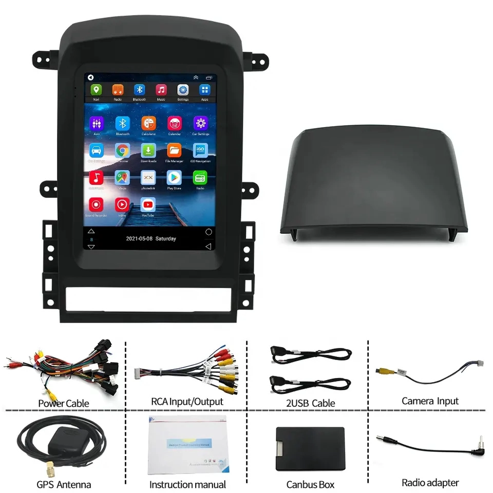 Android Car DVD Player pour Chevrolet Captiva 2008-2012 2din 9,7 pouces auto radio GPS Navigation Tesla Screen Stéréo