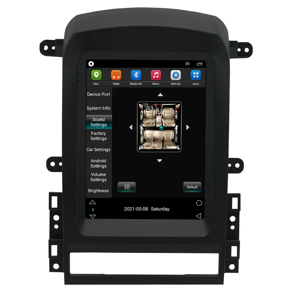 Android Car DVD Player pour Chevrolet Captiva 2008-2012 2din 9,7 pouces auto radio GPS Navigation Tesla Screen Stéréo