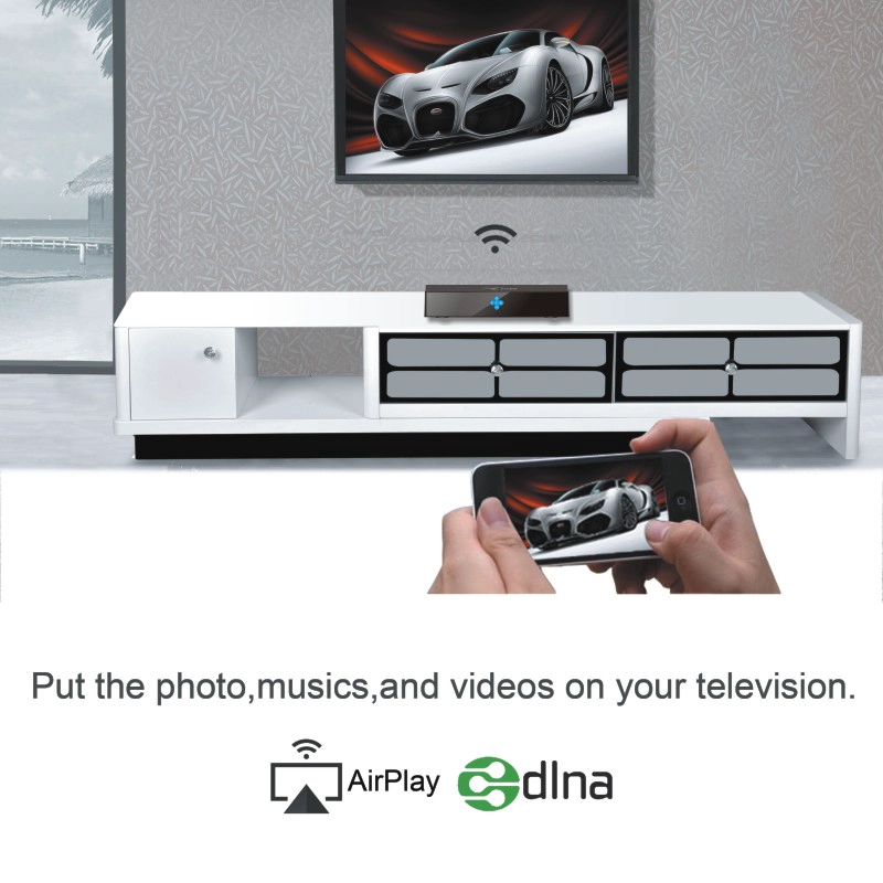 Ev kullanımı için Android TV kutusu