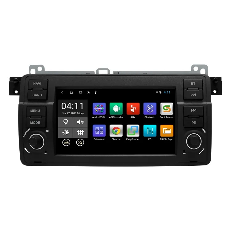 Car GPS Navigation Radio Multimedia Player 7 Inch Android 11 لـ BMW E46 M3 Series 318 320 325 330 335 1998-2005