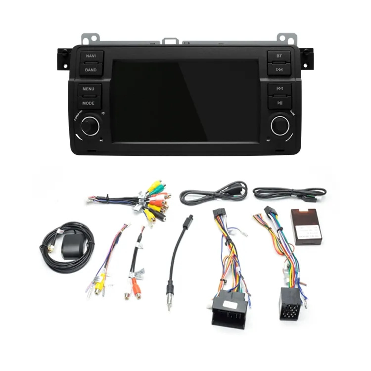 Car GPS Navigation Radio Multimedia Player 7 Inch Android 11 لـ BMW E46 M3 Series 318 320 325 330 335 1998-2005