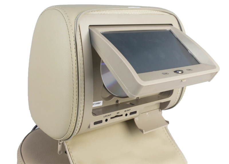 Auto poggiatesta lettore DVD con 7 '' poggiatesta DVD con touch screen / USB / SD / GAME / IR / trasmettitore FM