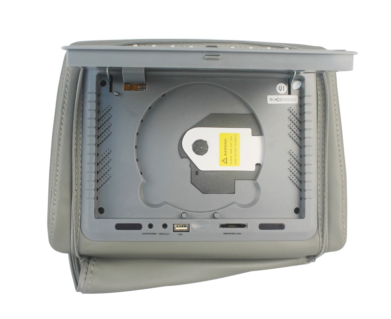 Reposacabezas de automóvil Reproductor de DVD con 7inch Sistema de entretenimiento alabezado de alta definición