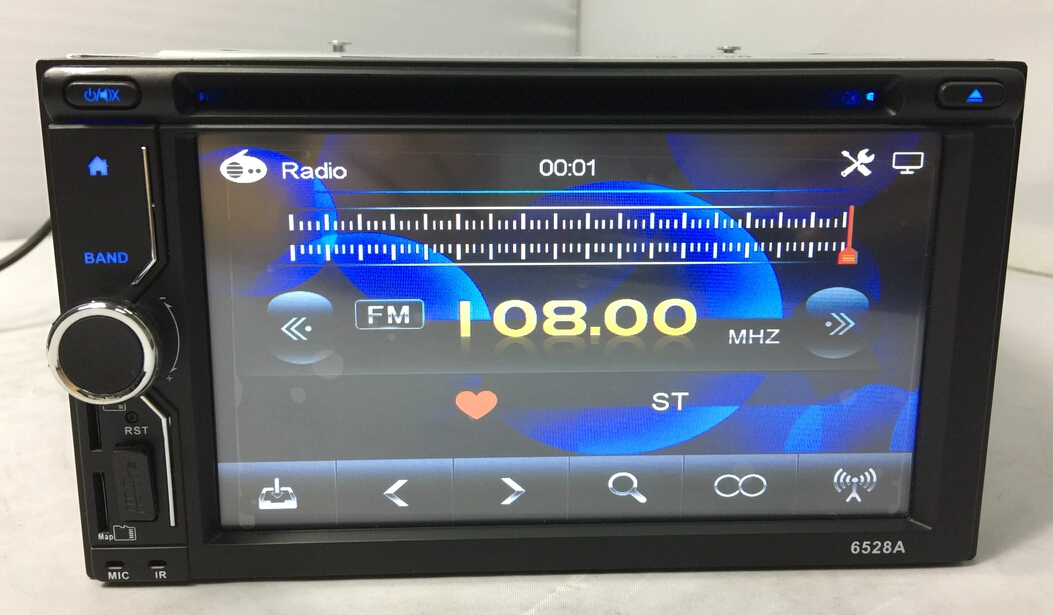 6.2" Double Din Universal Car DVD Player ST-2038