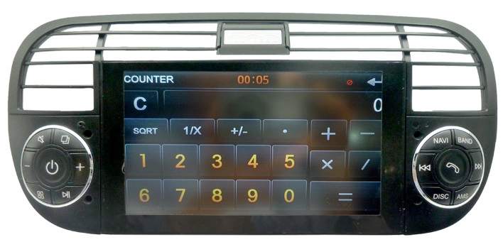 DVD de voiture pour FIAT 500 cardvd-gros ST-6500