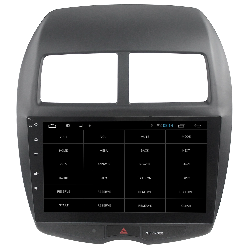 For 1024*600 10.2 inch android Mitsubishi ASX Car radio with Built-in WiFi/GPS Navi/FM/AM Radio/Bluetooth/Multimedia/USB/SD/AUX
