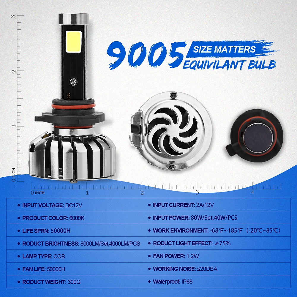 N7-9005 coche Led Linterna