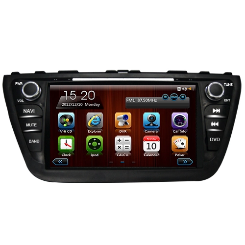 DVD de voiture pour le lecteur multimédia Suzuki SX4 GPS ST-9070