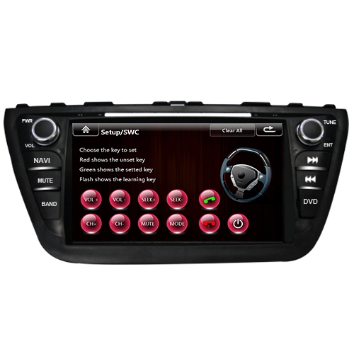 DVD de voiture pour le lecteur multimédia Suzuki SX4 GPS ST-9070