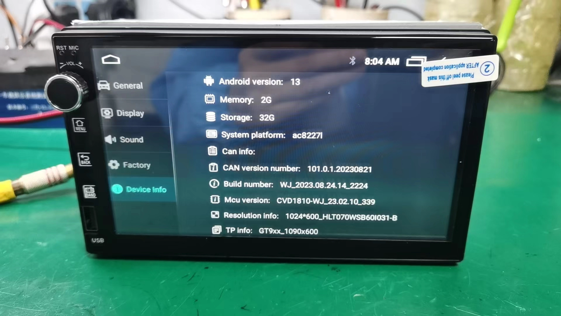 Universal Touch Screen 2 Din Android Radio DVD Reproductor Multimedia Multimedia doble DIN 7 pulgadas GPS CAR STEREO