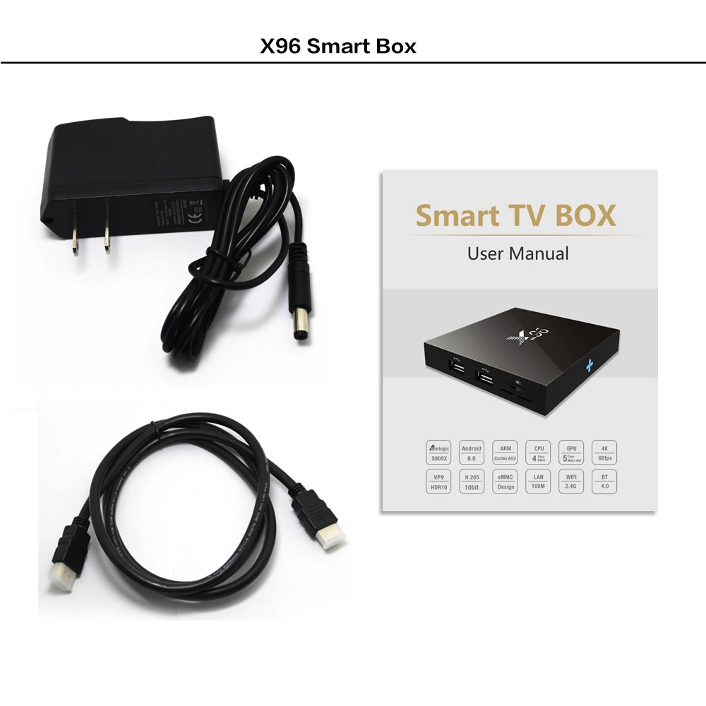 X96 Amlogic S905 Quad Core Google Android 7.1G Ram Android 7.1 Marshmallow TV Box