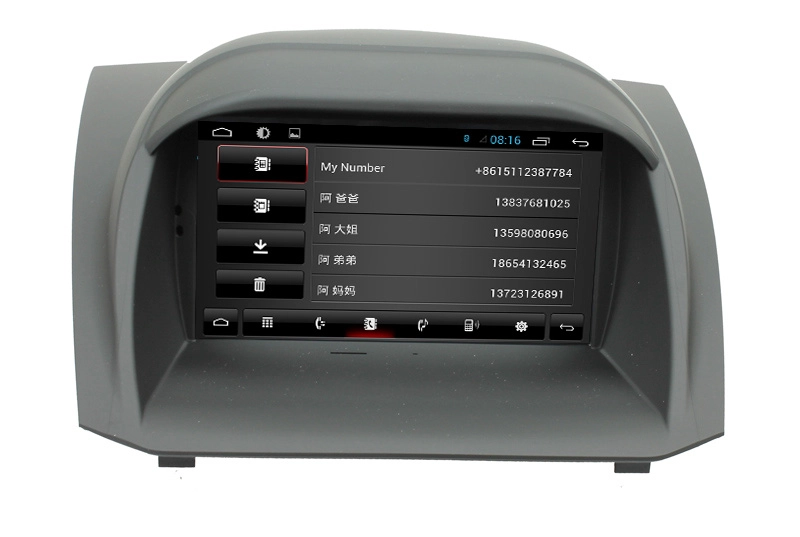 Android 7.1 automobile DVD per Ford Fiesta (ST-8065C)