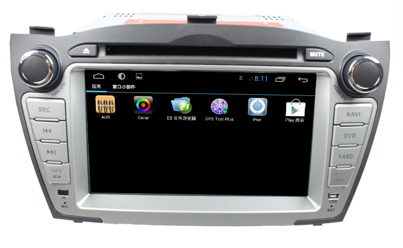 Android 7.1 รถยนต์เครื่องเล่นที่ทันสมัย ix35 (2009-2012) / ทูซอน (2009-2012) ST-8304C