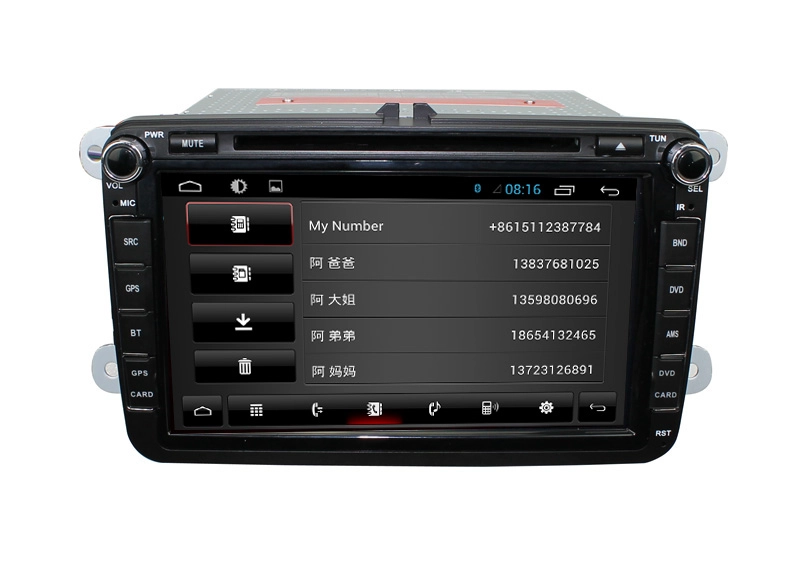 Android 7.1 Car DVD for VW ST-6051C