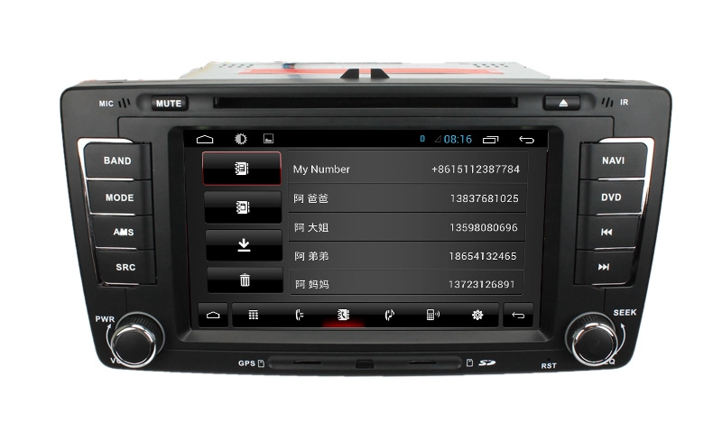 Android7.1 Car DVD for VW Skoda Octavia ST-6238C