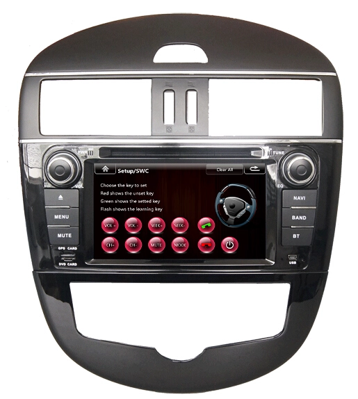 Car DVD Nissan new Tiida ST-7199