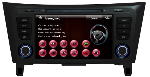 DVD ติดรถยนต์สำหรับนิสสัน QASHQAI / X-Trail ST-8178