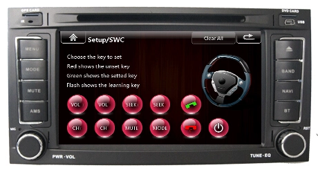 DVD do carro para o velho Touareg ST-7194