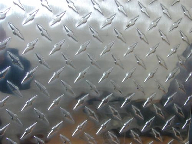Tôle d'aluminium à carreaux