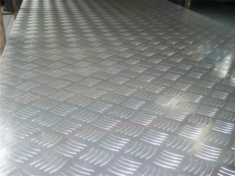 Tôle d'aluminium à carreaux