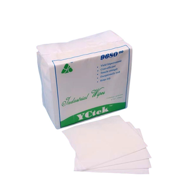 Lingettes pour salle blanche 55% cellulose 45% polyester