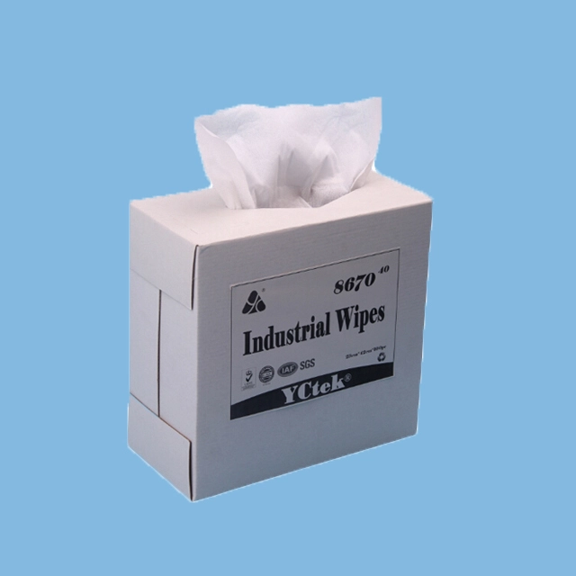 70% Wood Pulp,30% Poly Propylene Super Industry Nonwoven Industrial Cleaning Cloth Wipe Paper