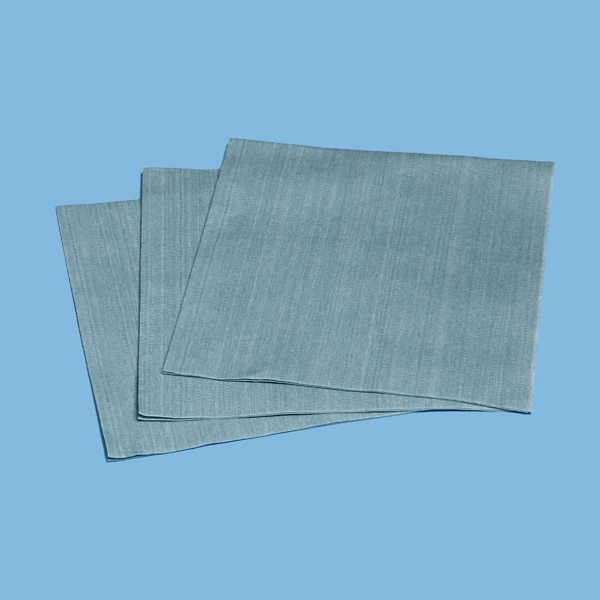 China Manufacturer Woodpulp Polyester Spunlace Cleaning Cloth,1/4 fold