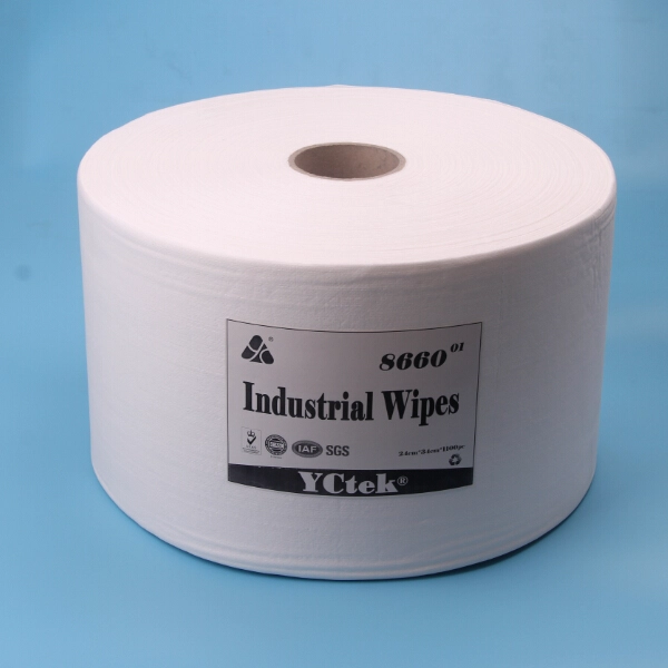 La Chine fournisseur pâte de bois Pp Spunlace non-tissé industriel chiffon de nettoyage