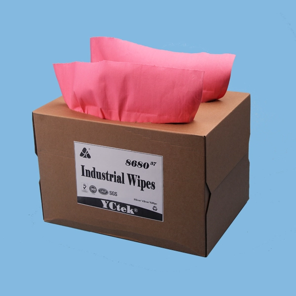 Chine fournisseur bois pp chiffon non tissé de tissu de nettoyage sans charpie