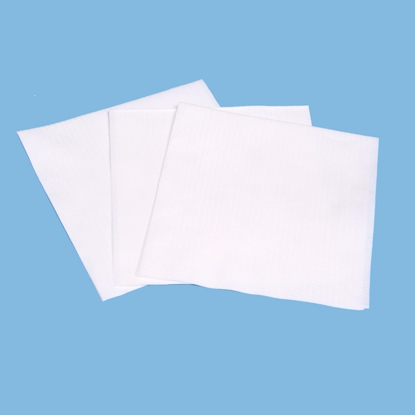 Woodpulp + vải Polyester không dệt cuộn khăn lau sạch 500pcs cho mỗi cuộn