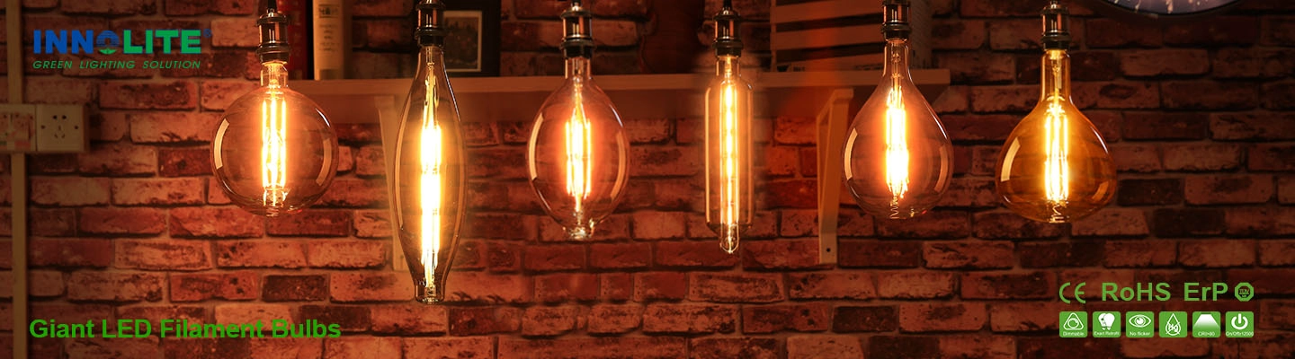 Bombillas LED de filamento gigante