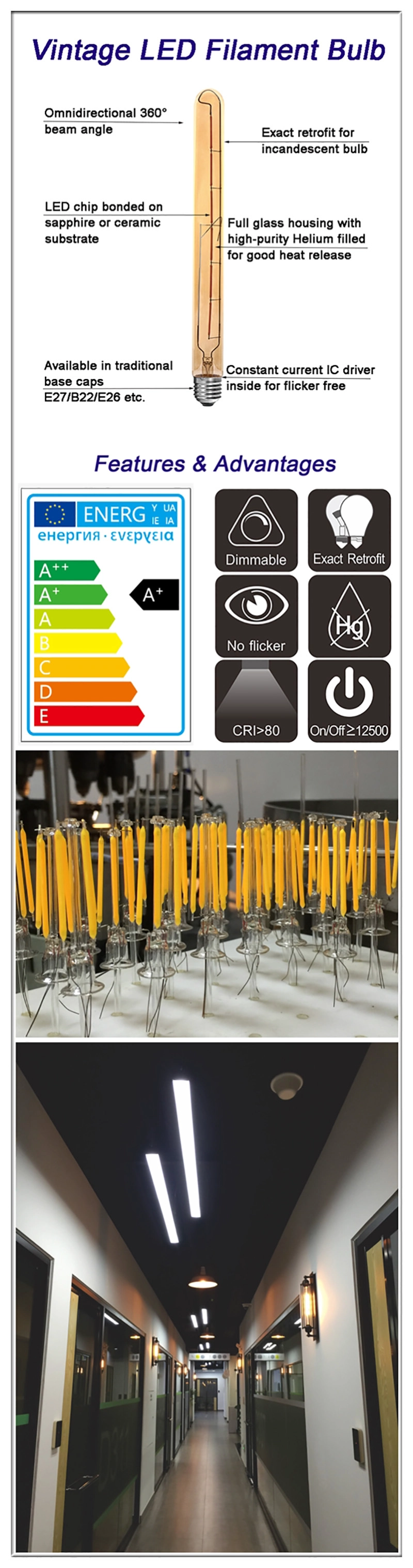 China tubular LED bulbs supplier