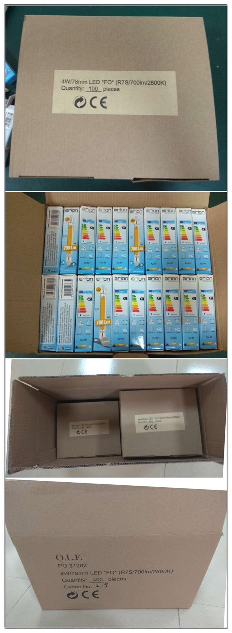 China R7S Glass LED Tube Lamp Manufacturer