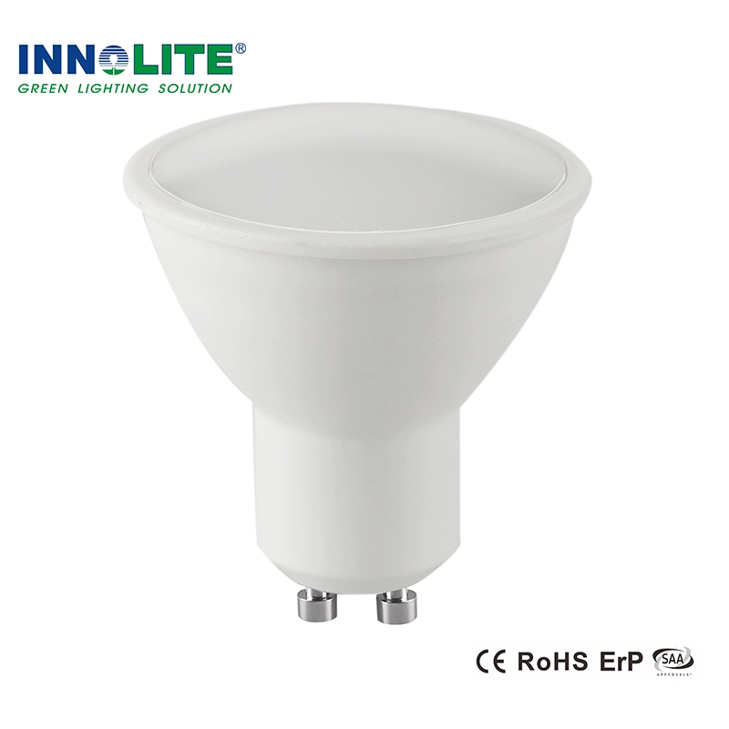 Ángulo de haz de 110 grados de aluminio revestido de aluminio GU10 SMD LED Spotlight 5W