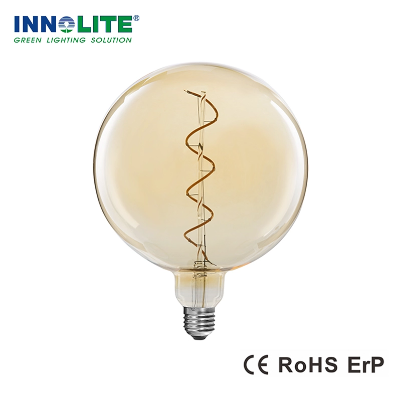 4W G200 spiral filament LED globe lights