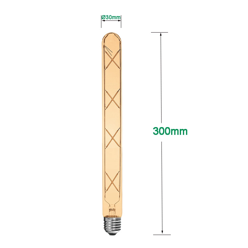 Antique tube T30 L300 LED Filament bulbs energy saving
