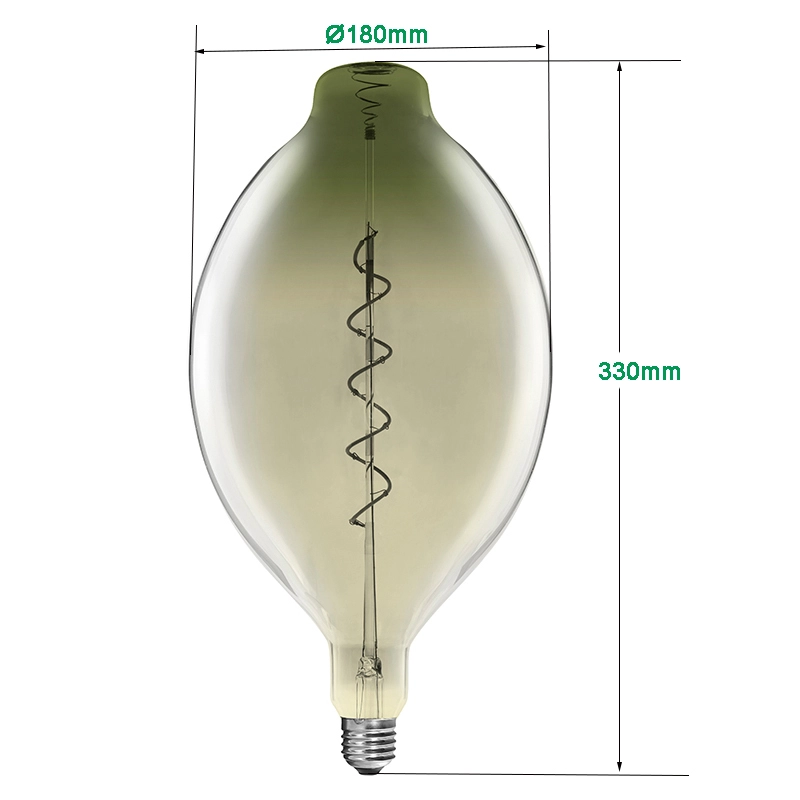 BT180 Spiral filament LED light bulbs 4W