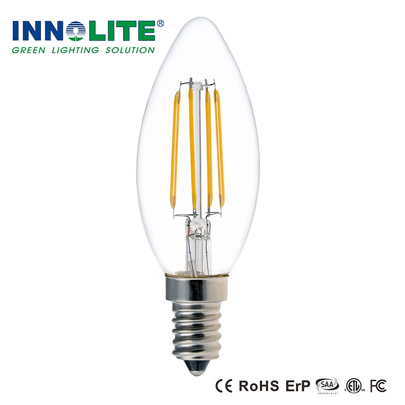 Bombillas LED de filamento de vela C32 4W