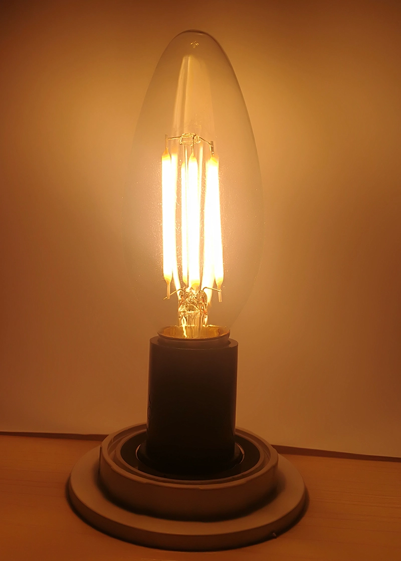 Bombillas LED de filamento de vela C32 4W