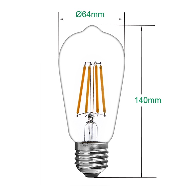 Klasyczna żarówka LED ST64 7W