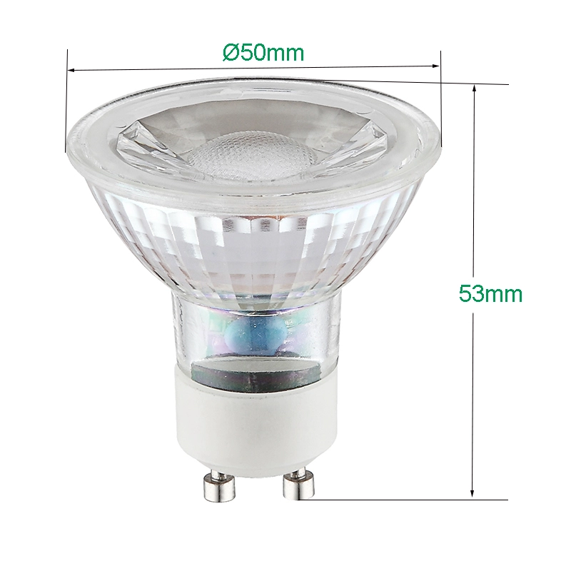 Dichroic COB GU10 LED الأضواء 3W