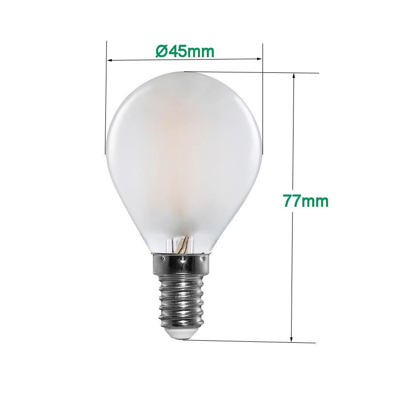Lampadina dimmerabile per palline da golf a filamento LED G45 P45 4W